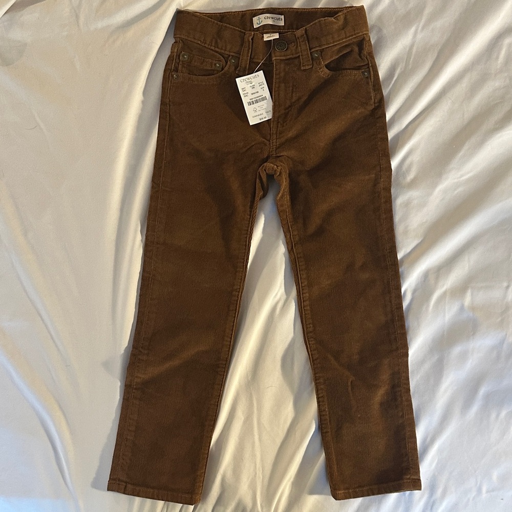 Crewcuts Tan Corduroy Pants